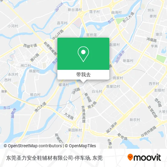 东莞圣力安全鞋辅材有限公司-停车场地图