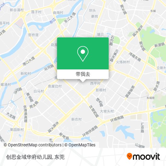 创思金域华府幼儿园地图
