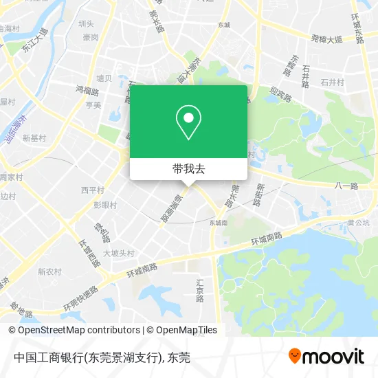 中国工商银行(东莞景湖支行)地图