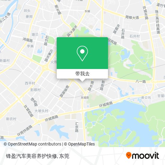 锋盈汽车美容养护快修地图
