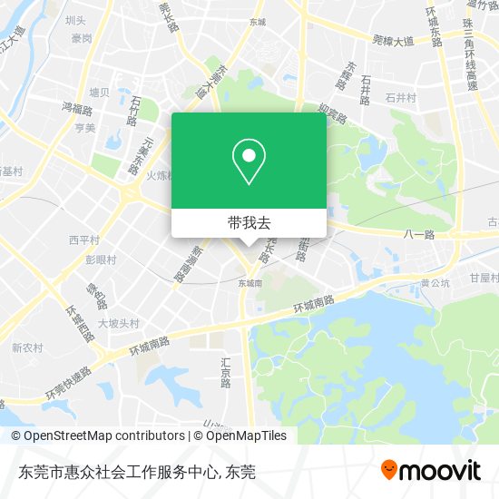 东莞市惠众社会工作服务中心地图