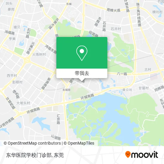 东华医院学校门诊部地图
