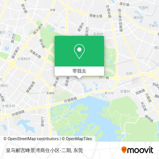 皇马郦宫峰景湾商住小区-二期地图