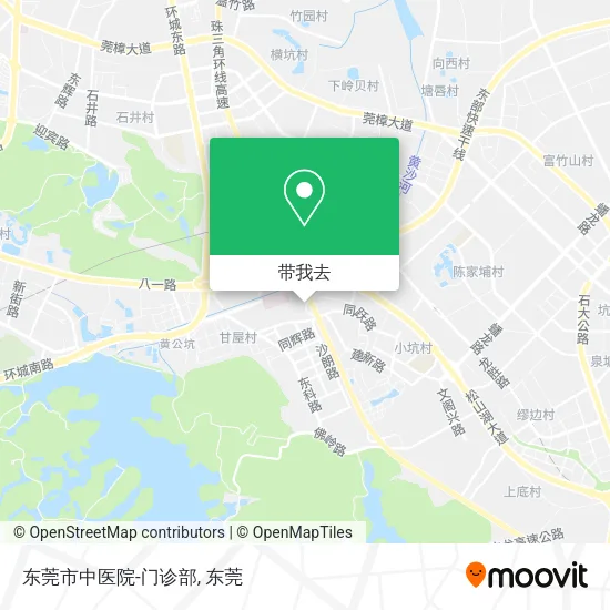 东莞市中医院-门诊部地图