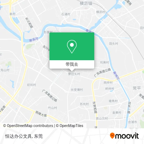 恒达办公文具地图