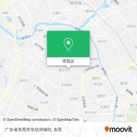 广东省东莞市东坑供销社地图