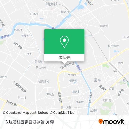 东坑碧桂园豪庭游泳馆地图