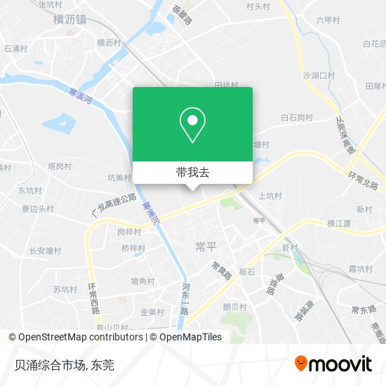 贝涌综合市场地图