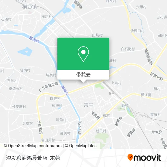 鸿发粮油鸿晨希店地图