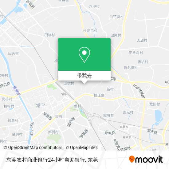 东莞农村商业银行24小时自助银行地图