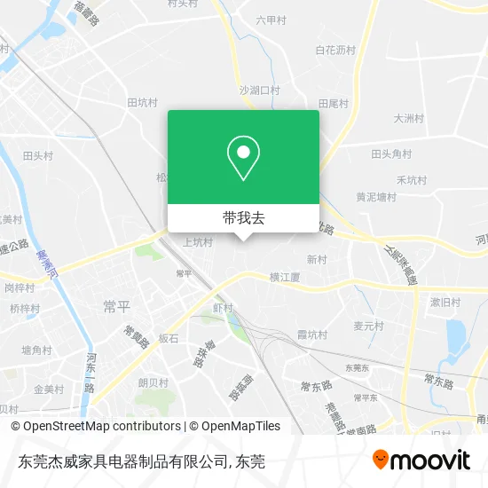 东莞杰威家具电器制品有限公司地图
