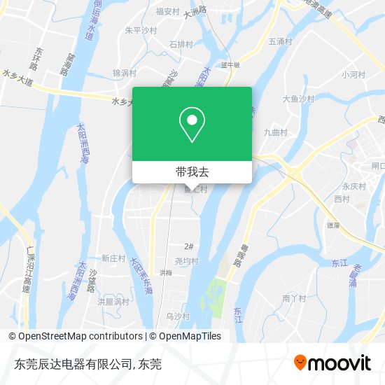 东莞辰达电器有限公司地图