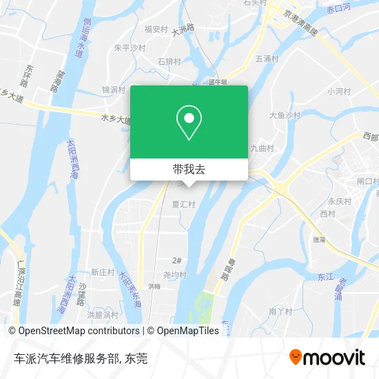 车派汽车维修服务部地图