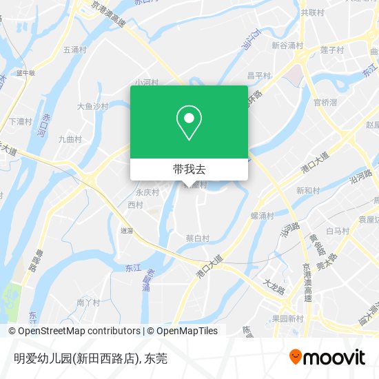 明爱幼儿园(新田西路店)地图