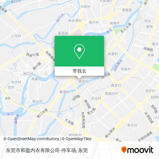 东莞市和盈内衣有限公司-停车场地图