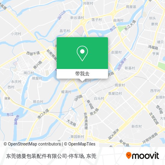 东莞德曼包装配件有限公司-停车场地图