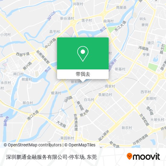 深圳鹏通金融服务有限公司-停车场地图