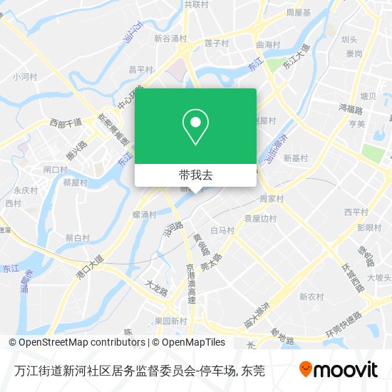 万江街道新河社区居务监督委员会-停车场地图