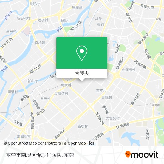 东莞市南城区专职消防队地图