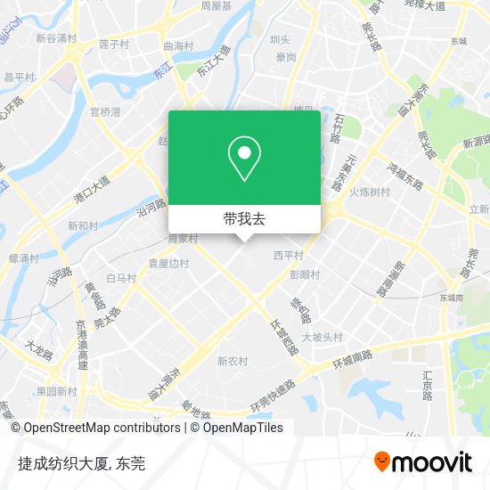 捷成纺织大厦地图