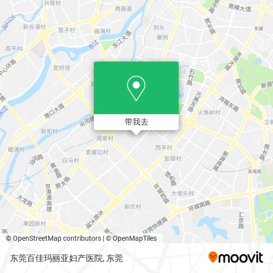 东莞百佳玛丽亚妇产医院地图