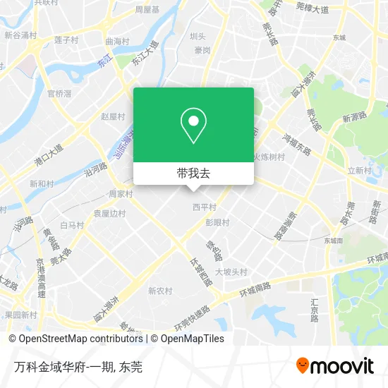 万科金域华府-一期地图