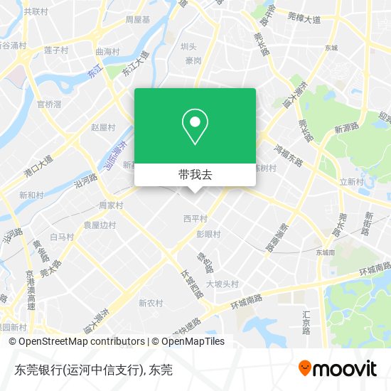 东莞银行(运河中信支行)地图