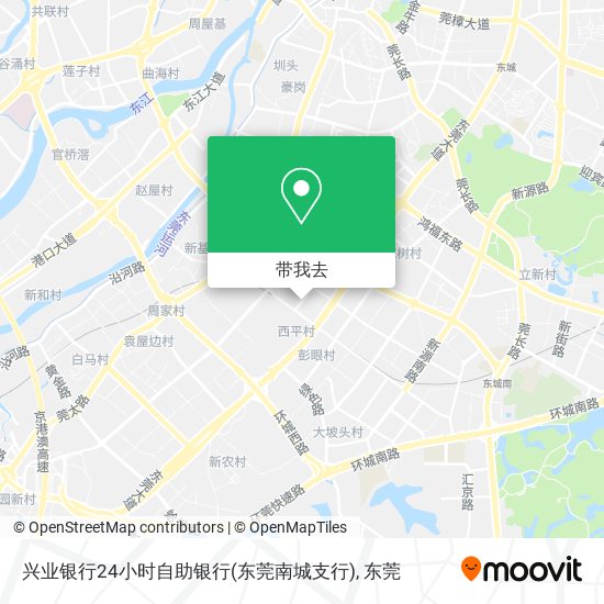 兴业银行24小时自助银行(东莞南城支行)地图