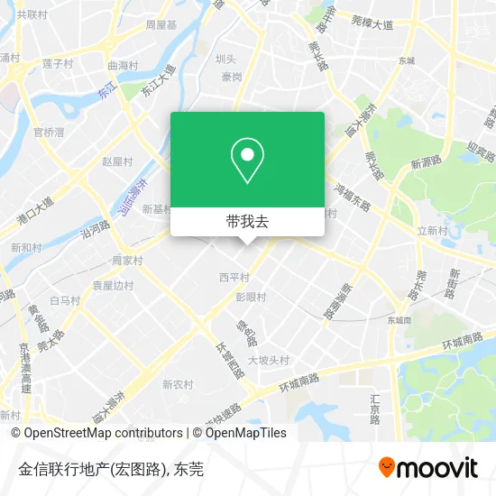 金信联行地产(宏图路)地图
