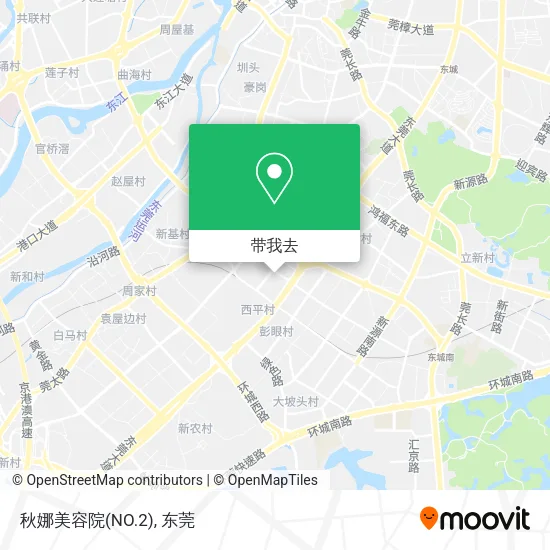 秋娜美容院(NO.2)地图