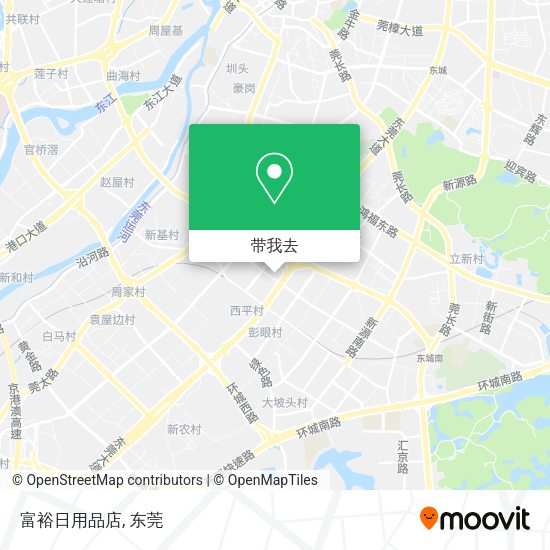 富裕日用品店地图