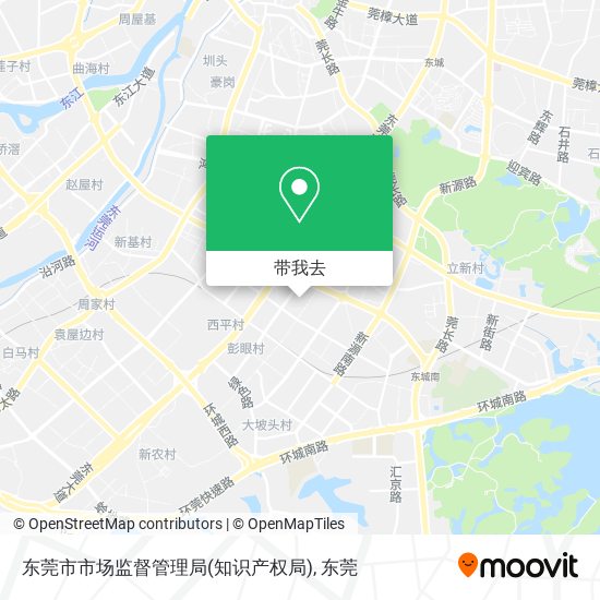 东莞市市场监督管理局(知识产权局)地图