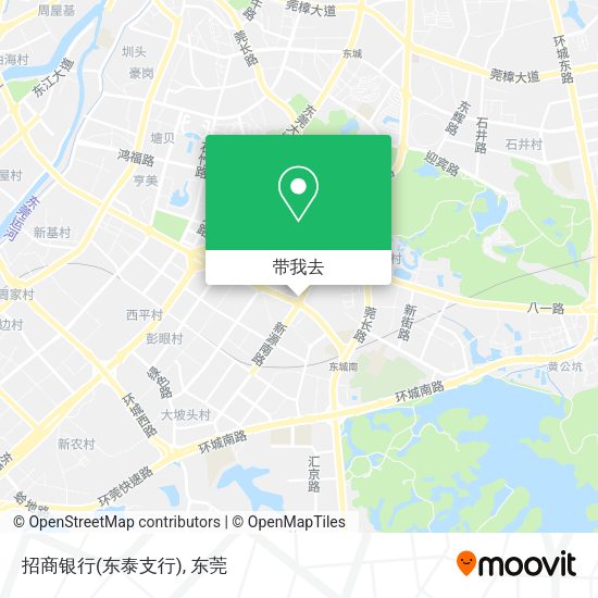 招商银行(东泰支行)地图