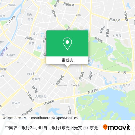 中国农业银行24小时自助银行(东莞阳光支行)地图