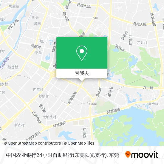 中国农业银行24小时自助银行(东莞阳光支行)地图