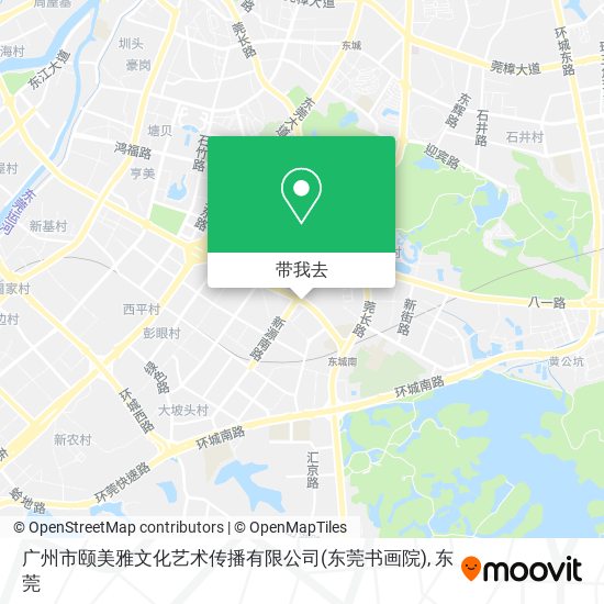 广州市颐美雅文化艺术传播有限公司(东莞书画院)地图