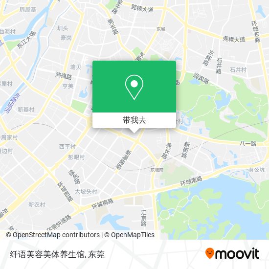 纤语美容美体养生馆地图