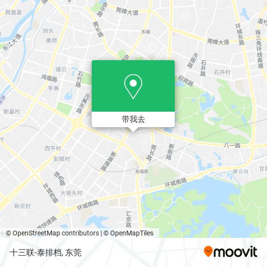 十三联-泰排档地图
