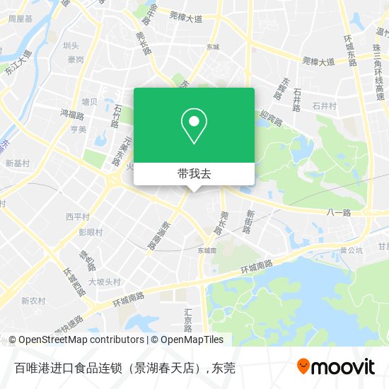 百唯港进口食品连锁（景湖春天店）地图