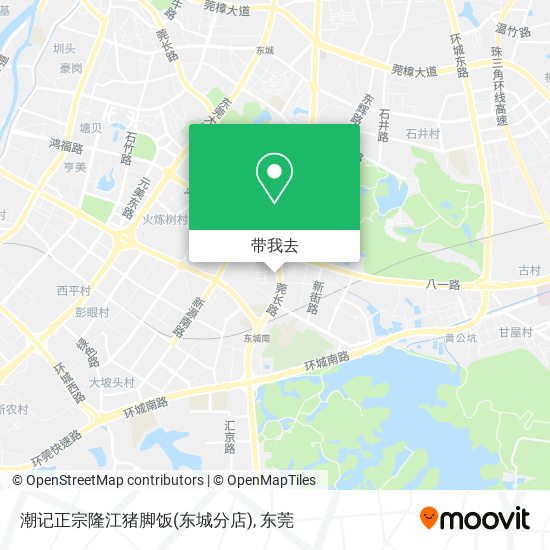 潮记正宗隆江猪脚饭(东城分店)地图