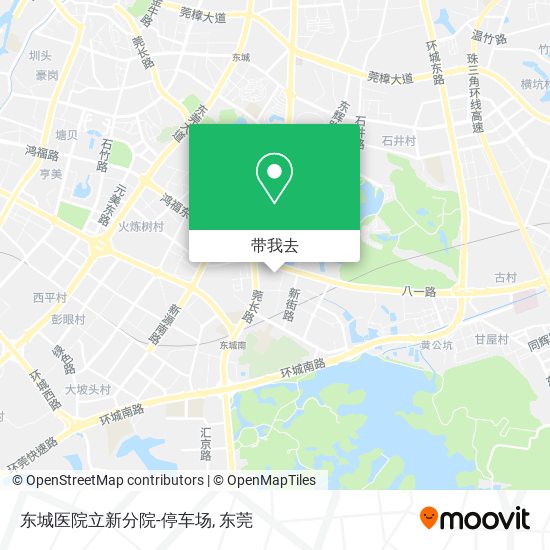 东城医院立新分院-停车场地图