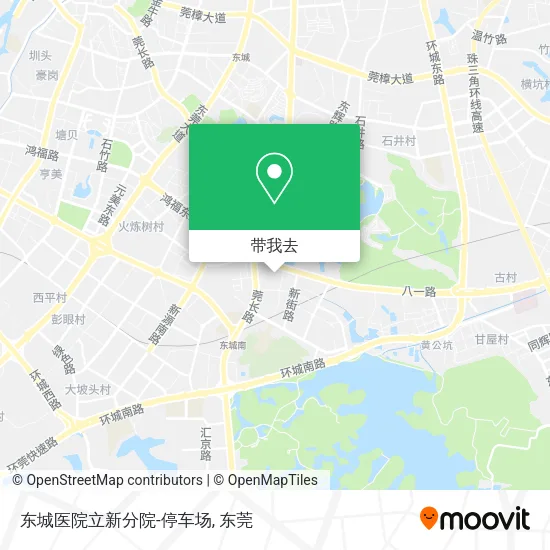 东城医院立新分院-停车场地图