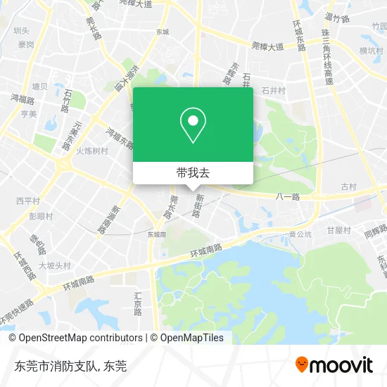东莞市消防支队地图
