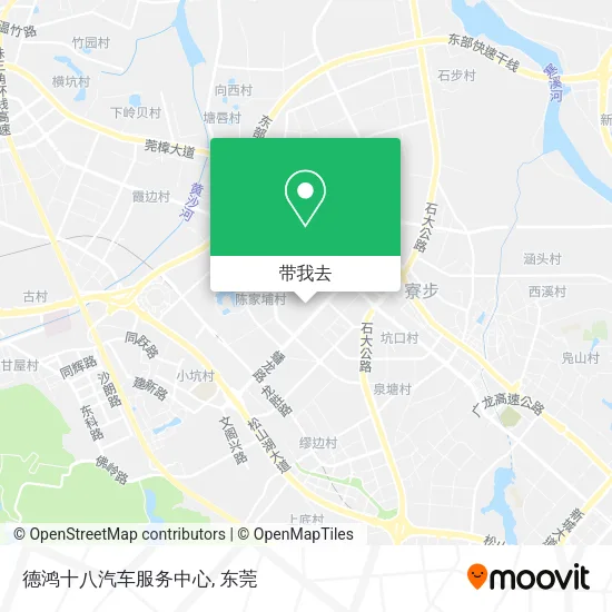 德鸿十八汽车服务中心地图