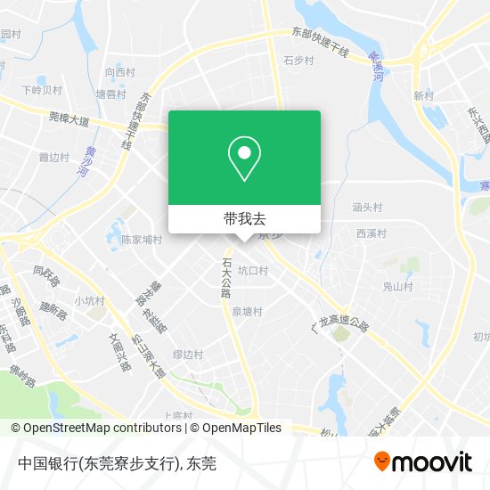 中国银行(东莞寮步支行)地图