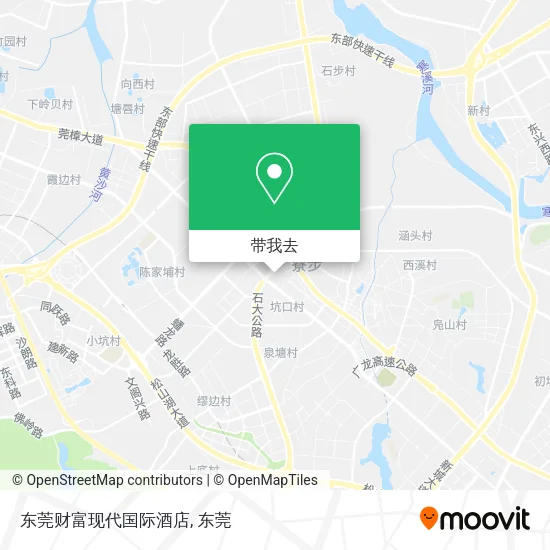 东莞财富现代国际酒店地图