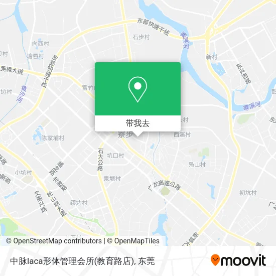 中脉laca形体管理会所(教育路店)地图