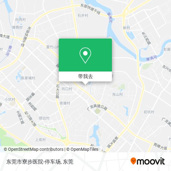 东莞市寮步医院-停车场地图