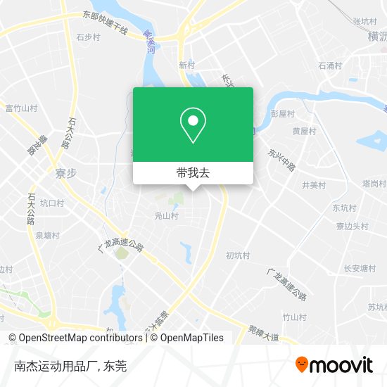 南杰运动用品厂地图