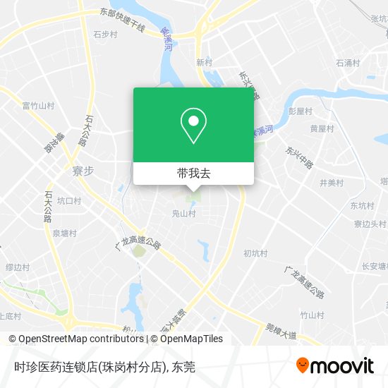 时珍医药连锁店(珠岗村分店)地图